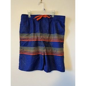 Barracuda‎ Bay Men's Swim Trunks Sz M Mesh Lined Recreational Water Sports Blue